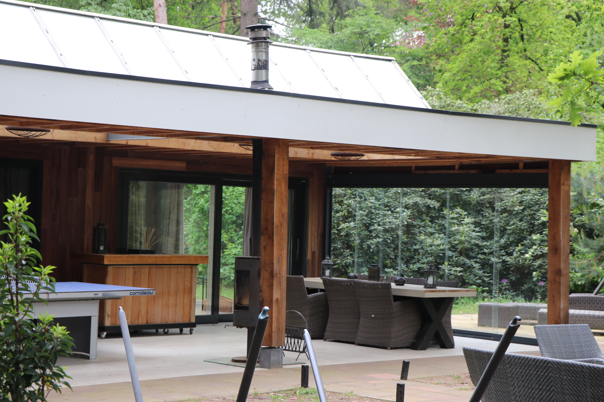 Overkapping sfeervolle avond